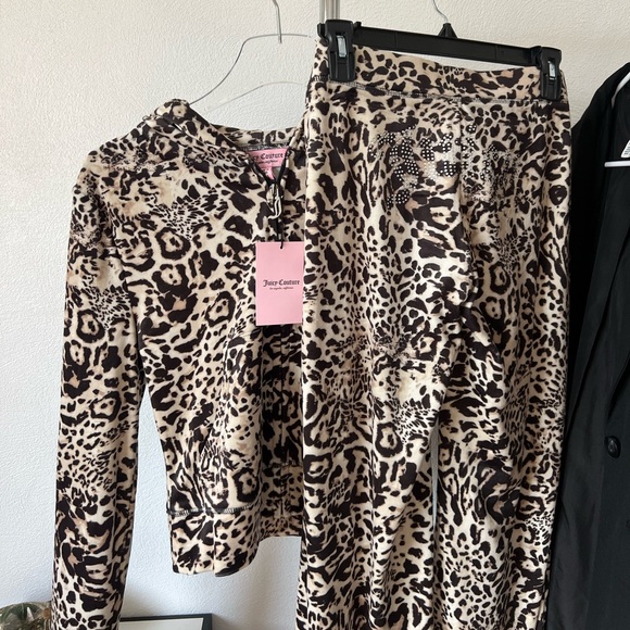 Juicy Couture Leopard Print Tracksuit Set - Picture 1 of 16